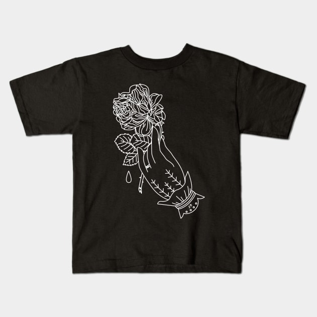 Victorian Hand Kids T-Shirt by LadyMorgan